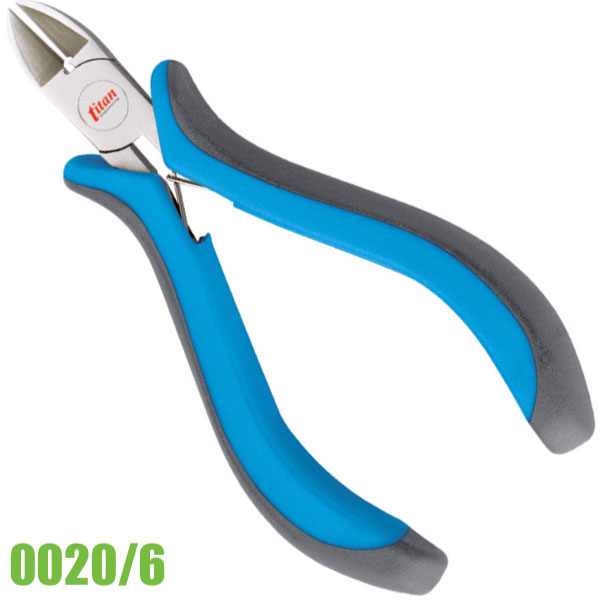 Kìm cắt cạnh mini 110mm 0020/6, cán bọc nhựa cứng chuyên dùng.