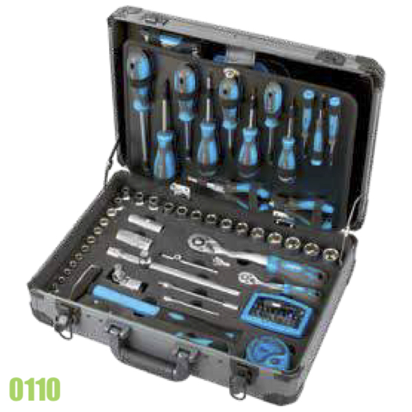 0110 Bộ đồ nghề bảo dưỡng 133 chi tiết, vạn năng của FERVI - Italia.