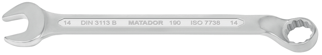 0190 cờ lê vòng miệng hệ mét, đáp ứng tiêu chuẩn DIN 3113 B