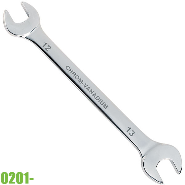 Cờ lê 2 đầu miệng 3-60mm 0201, chuẩn DIN 3110. FERVI Italia