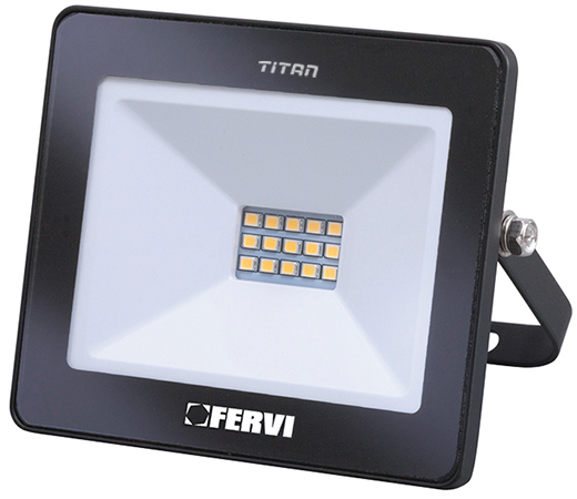 Đèn LED chiếu sáng FERVI 0218/10, kính cường lực, khung sắt