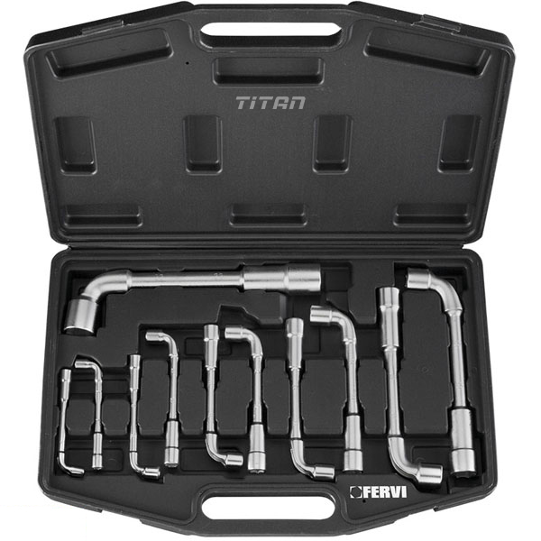 Bộ tuýp ống điếu 13 chi tiết FERVI 0393, 6-22mm vuông 1/4"