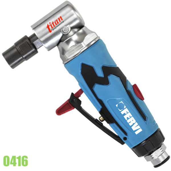 Máy mài bằng khí nén 0416, đầu cong 90 độ, đường kính ø 3 mm - ø 6 mm