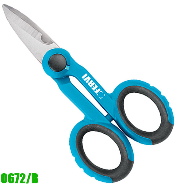 Kéo thợ điện 140mm 0672/B. Hàng chính hãng Fervi Italia