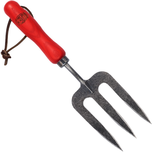 Ba chỉa bằng sắt FELCO 431 cán gỗ dài 300mm, Thụy Sỹ