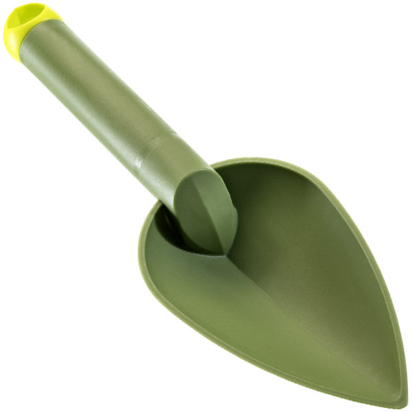 Bay xúc đất bản rộng màu olive, sợi thủy tinh. Habitat Wide Trowel