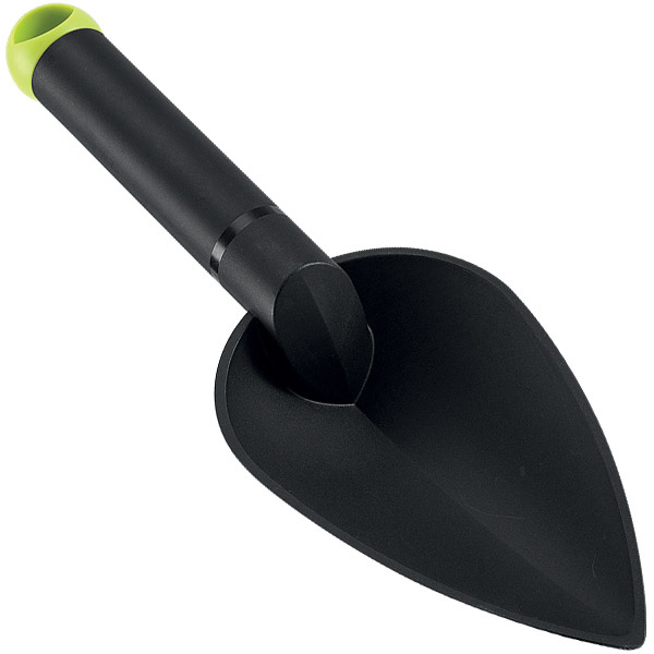 Bay xúc đất bản rộng sợi thủy tinh màu đen. Habitat Wide Trowel