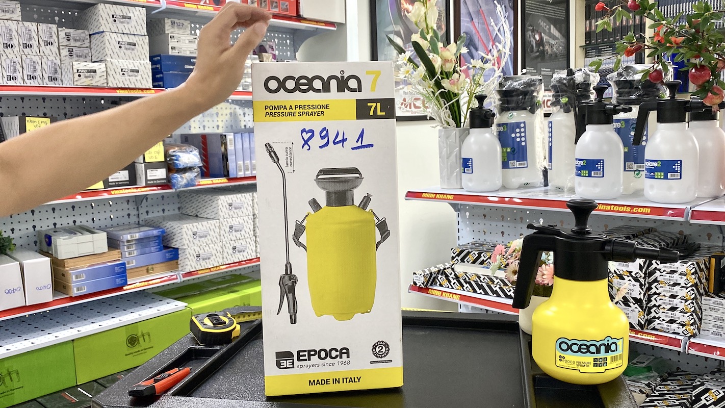 Bình tưới cây áp lực dung tích 7 lít Oceania 7