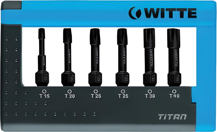 Bộ vít đóng TORX WITTE 28570, size T15-T40