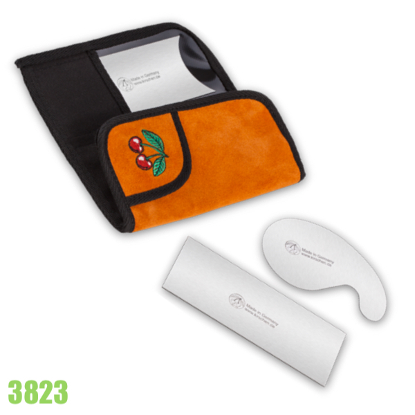 Bộ dao cạo biên dạng phẳng cong Kirschen 3823, gồm 3 cây