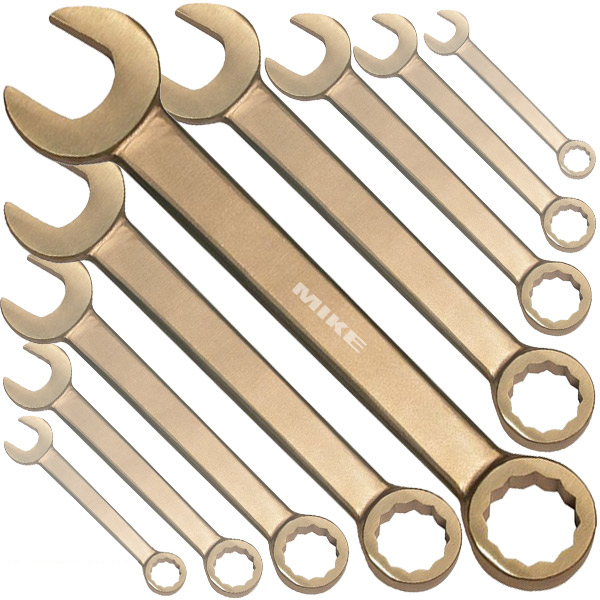 Bộ cờ lê vòng miệng ELORA 0130001S, chống cháy nổ 12 chi tiết