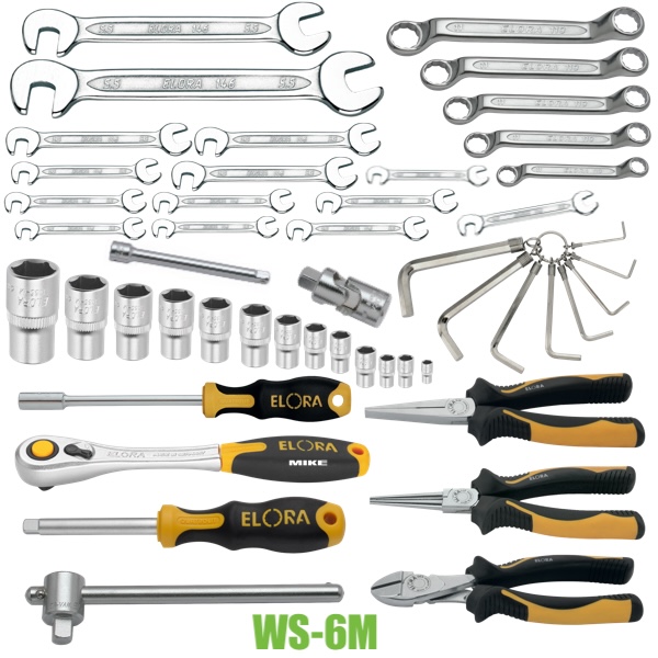 Bộ đồ nghề cơ khí 83 chi tiết ELORA WS-6, made in Germany