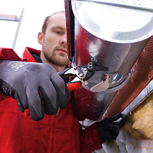 DSET29-15 Bộ kéo cắt tôn 3 cây, bo cong trái-phải kèm túi vải Bessey