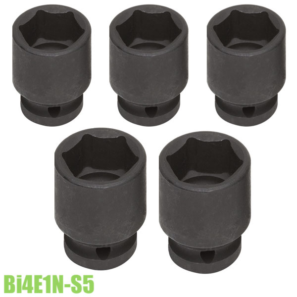 Bộ khẩu đen impact socket Bi4E1N-S5, 50-70mm đầu vuông 1 inch.