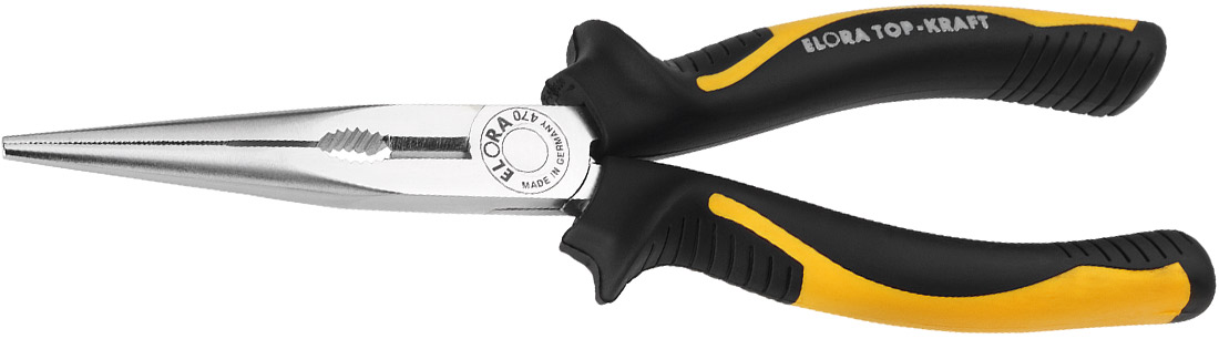 Kìm mũi nhọn đầu thẳng 8 inch, dài 200mm. 470BI-200 Elora Germany