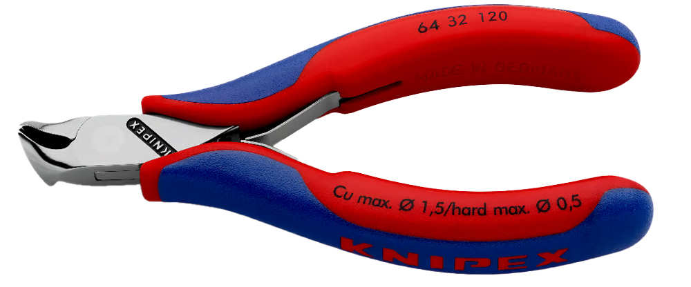 Kìm cắt chính xác đầu nghiêng Knipex 64 32 120