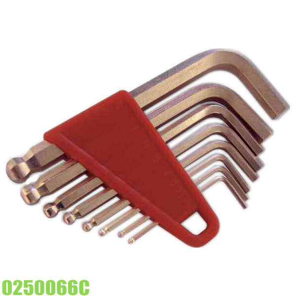 Bộ lục giác bi chống cháy nổ ELORA 025006C-CuBe size 1.5-10mm