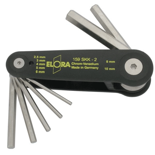 159S-KK Series Bộ lục giác hệ mét 6-7 cây, size 1,5 đến 10mm