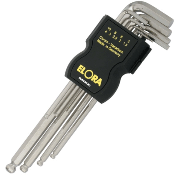 Bộ lục giác đầu bi 9 cây ELORA 159S-KUB