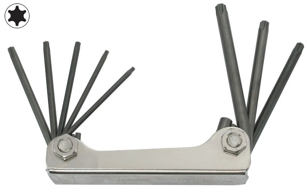 162S-KTX Bộ lục giác hoa thị 8 cây, dài 110mm