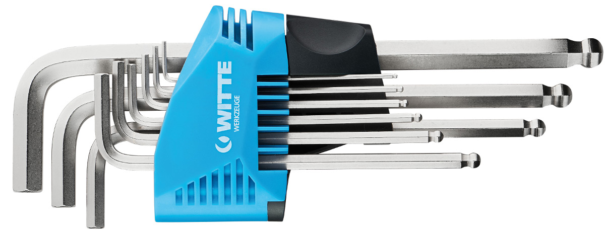 bộ lục lăng 9 cây một đầu bi 45051