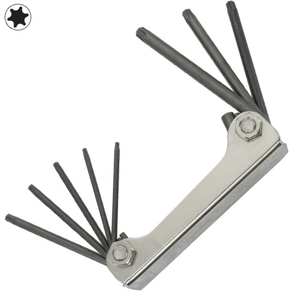 Bộ lục giác sao có lỗ ELORA 162S-KTTX, tay cầm xếp gọn