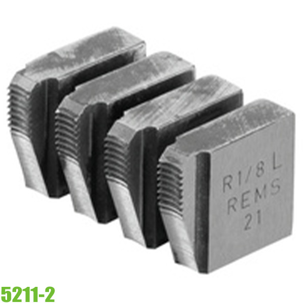 Bộ lưỡi dao REMS 5211-2, tiện ren ống, ren trái, chuẩn DIN 2999, BSPT