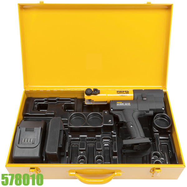 Bộ máy bấm cos chạy pin 578010, Ø 10–40 mm REMS Mini-Press