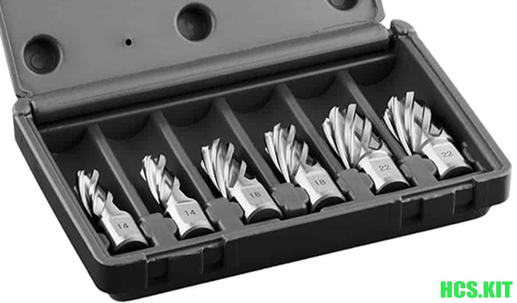 HCS.KIT Bộ mũi khoan từ HSS, 6 chi tiết từ Ø14-22mm