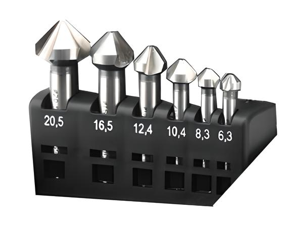 Bộ mũi khoét 6 chi tiết 1359-S, đường kính từ 6.3 đến 20.5mm. Elora Germany