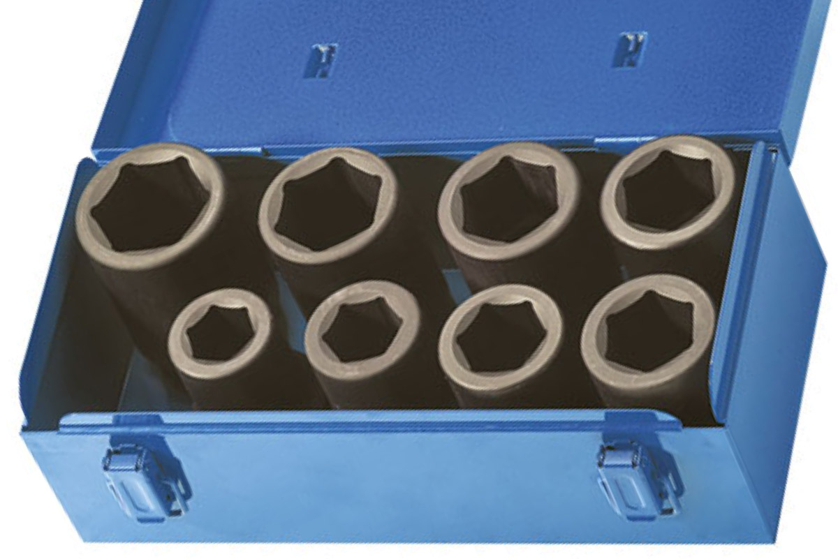 SI4E2N008 Bộ socket 8 món từ 26 đến 38mm, đầu vuông 3/4