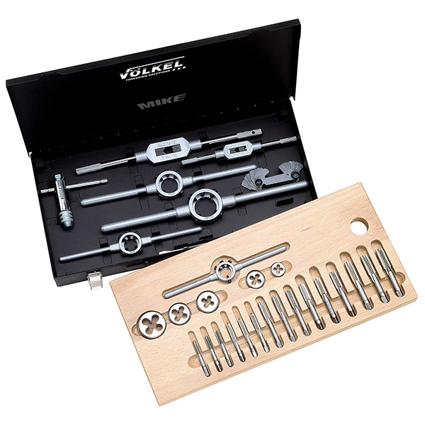 Bộ taro bàn ren UNC 1/4"–1/2" 27 chi tiết VÖLKEL 48050