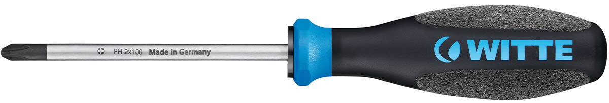 94900 Tua vít bake cán sợi thủy tinh, tua vít PH chuẩn ISO 8764 WITTE