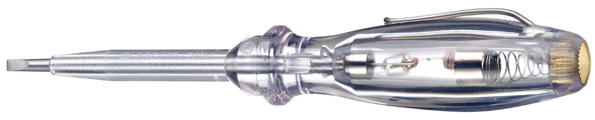 bút thử điện cán trong suốt 24090 Witte