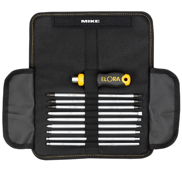 Bộ tua vít đảo đầu ELORA 527 S10 gồm 10 chi tiết hỗn hợp