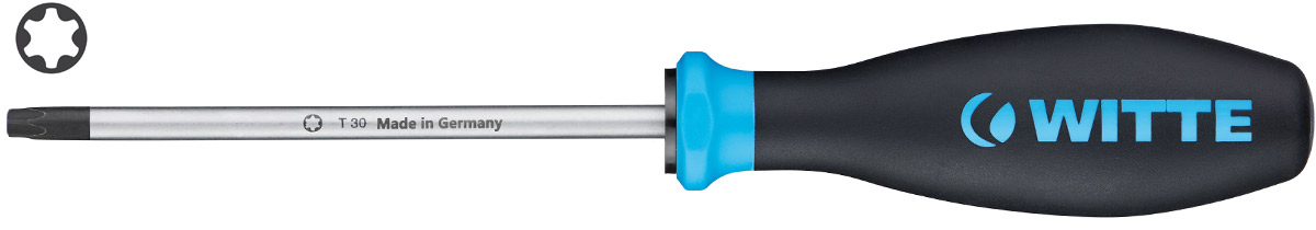 Tua vít sao cán nhựa 2 lớp từ size T5-T45 WITTE Germany