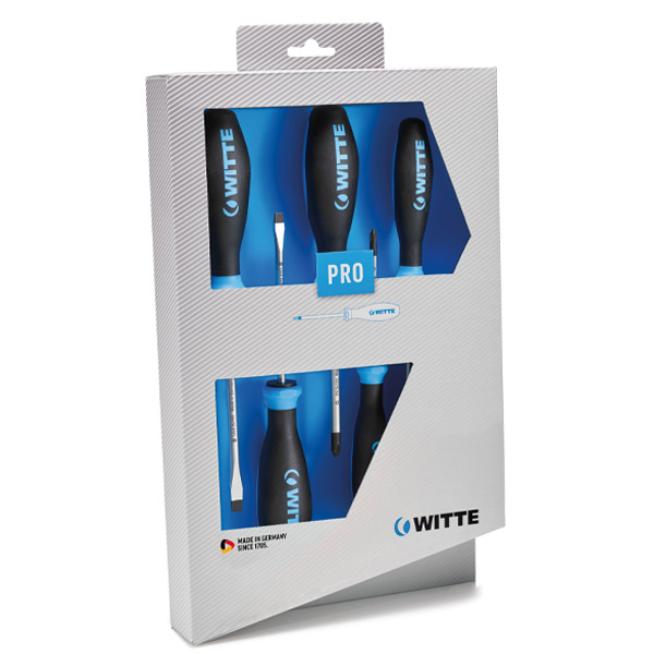 Bộ tua vít đầu sao WITTE 670067, cán sợi thủy tinh 6 cây, T10-T40