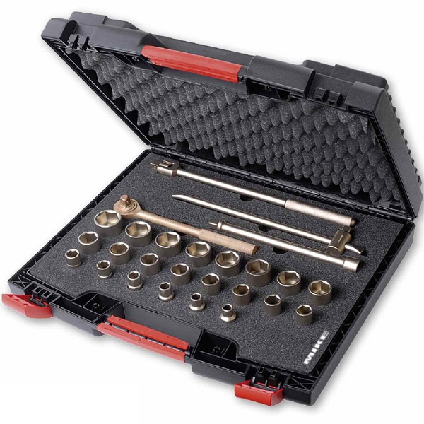 Bộ tuýp 27 chi tiết ELORA 0430002S, chống cháy nổ hệ mét