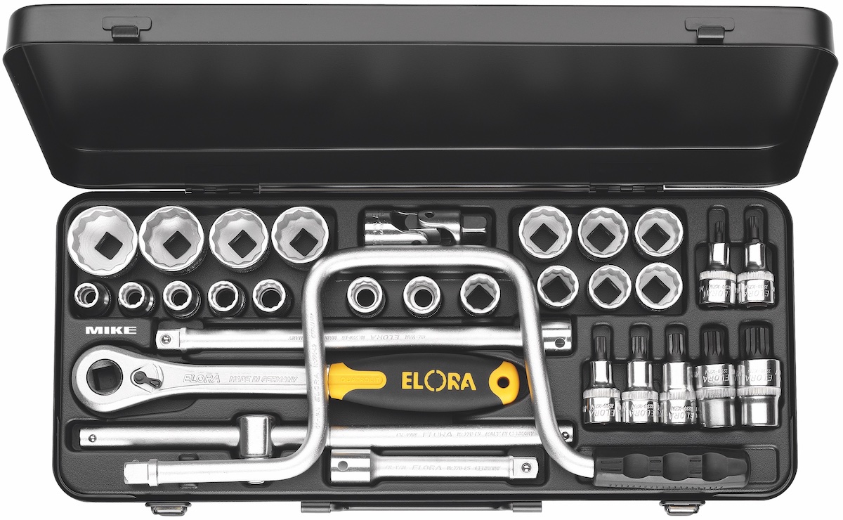 Bộ tuýp đầu hoa hướng dương 31 chi tiết ELORA 770-771-LXZN