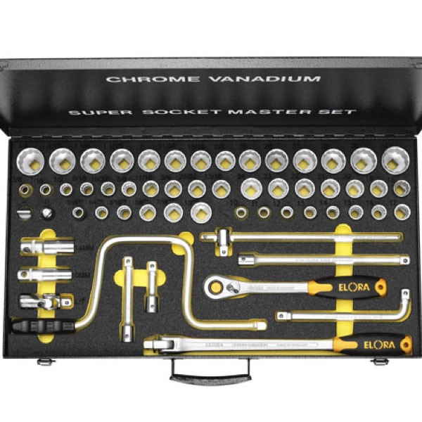 Bộ tuýp hệ mét và inch 57 món ELORA LSSMF