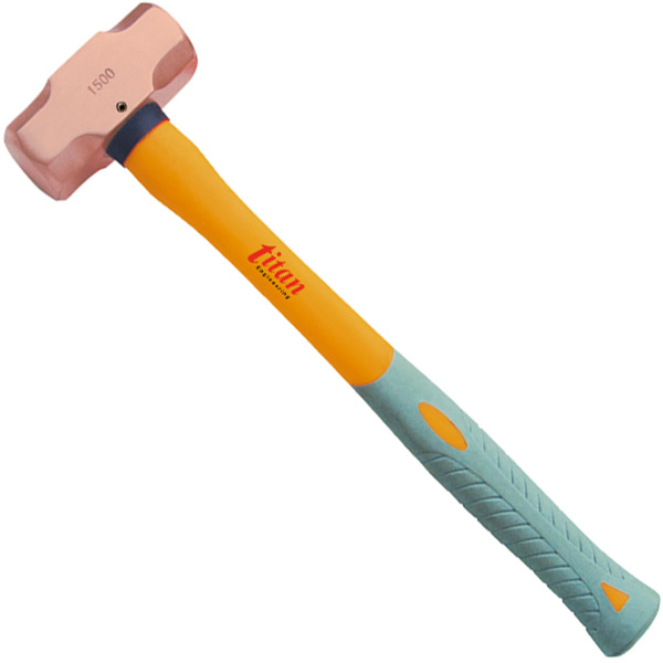 Búa đồng 2201A, đầu chùy thân bát giác, hợp kim Copper chống cháy nổ