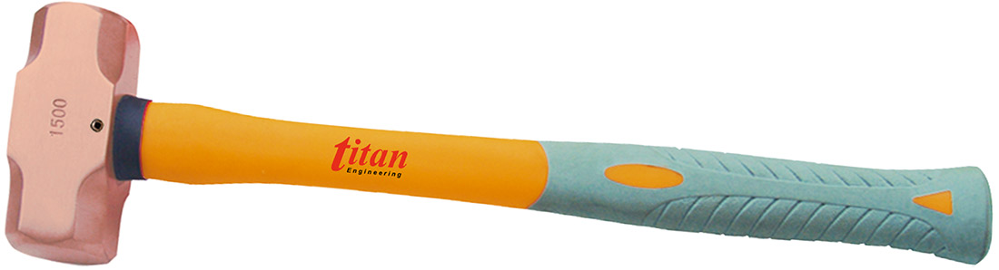 Búa đồng 2201A, đầu chùy thân bát giác, hợp kim Copper chống cháy nổ