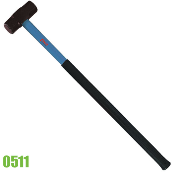 Búa tạ 3,5kg 0511, đầu sắt lục lăng, cán bọc cao su chống tuột tay.