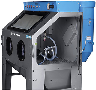 Buồng phun cát chân không FERVI 0878 có thể tích 295 lít