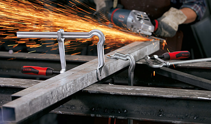 Cảo Omega GMZ-2K ngàm chữ F, lực kẹp phôi 5000N