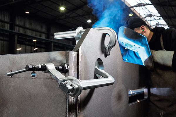 Kẹp gỗ STBVC, kim loại chuyên dụng tải trọng lớn 35000N hàng Đức