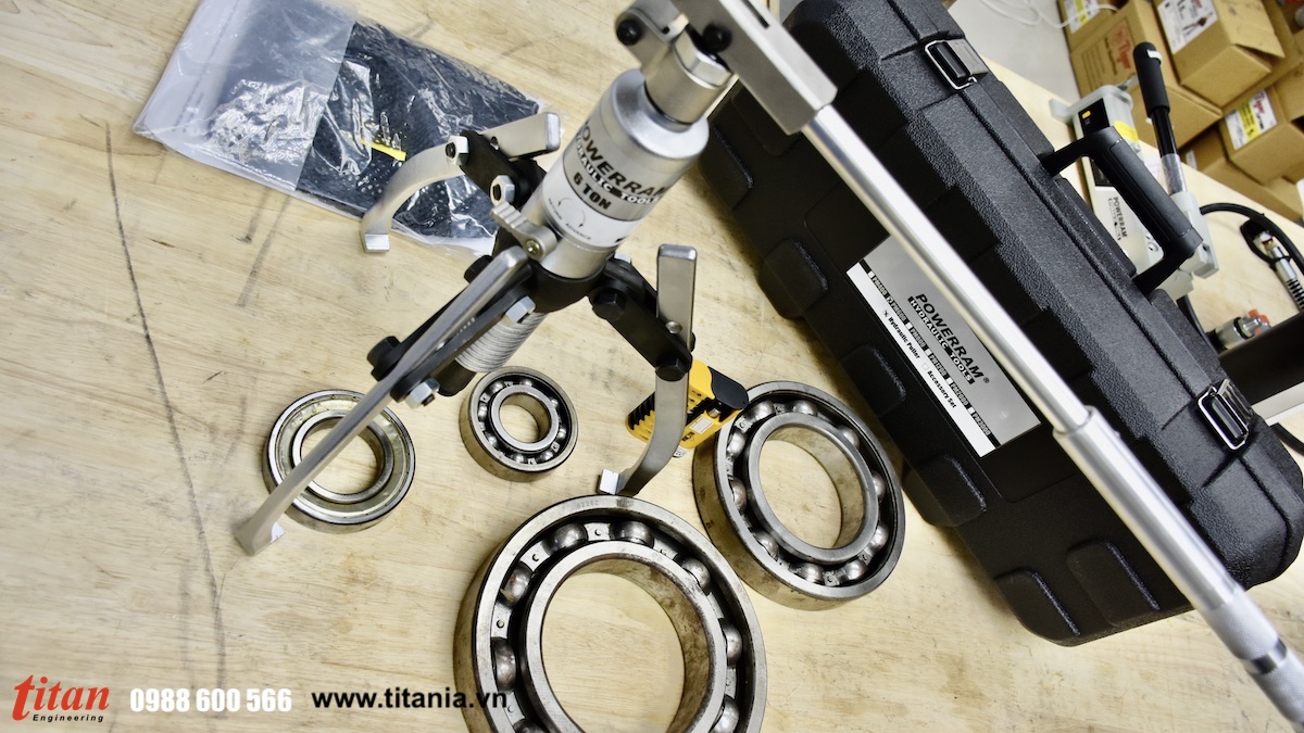 PM600 vam thủy lực tháo vòng bi của Powerram Taiwan