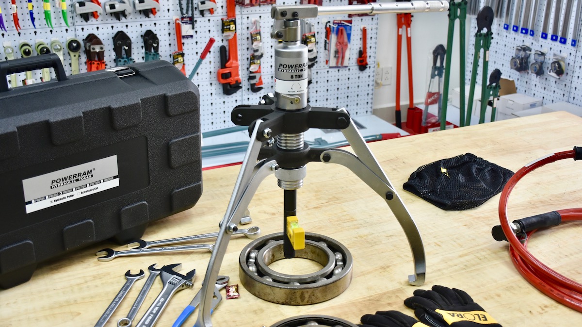 Bộ vam thủy lực 3 càng 8 tấn PME800