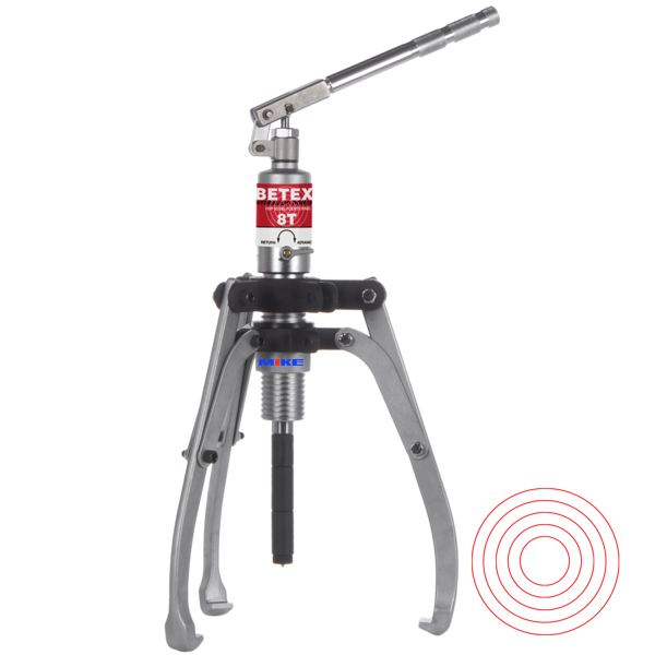 HSP83 Cảo thủy lực 8 tấn, tự định tâm, 2/3 chấu, độ mở max 463mm