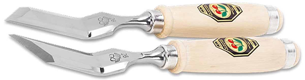 Cặp lưỡi cong 1058 vát 45 độ trái – phải. Kirschen Germany